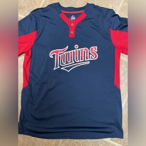 Majestic  Men's MLB Minnesota Twins Baseball Jersey Pullover XL